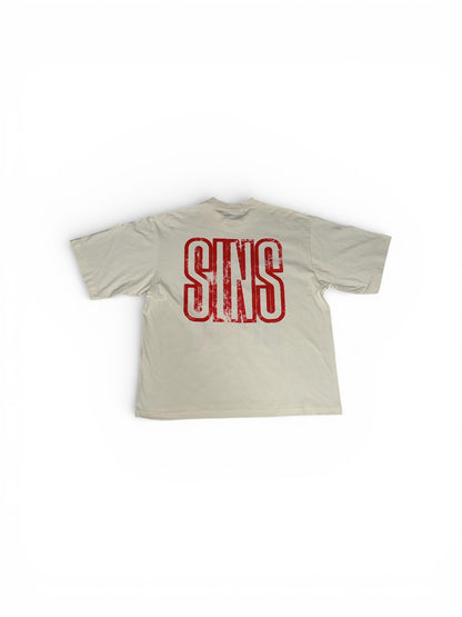 Protect Me From My Sins Bone white Tee