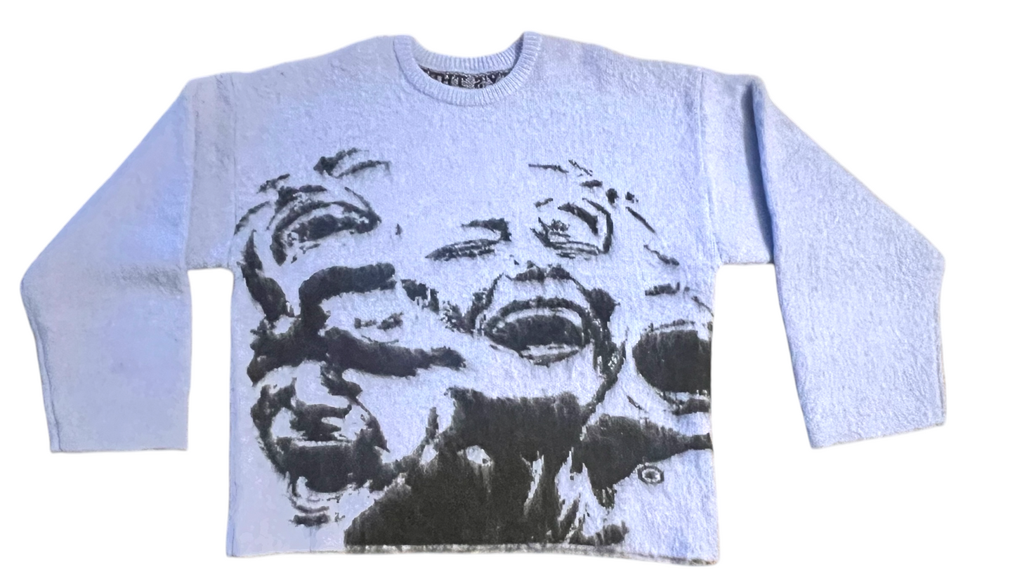 Oversized Mohair Pull Over Sweater