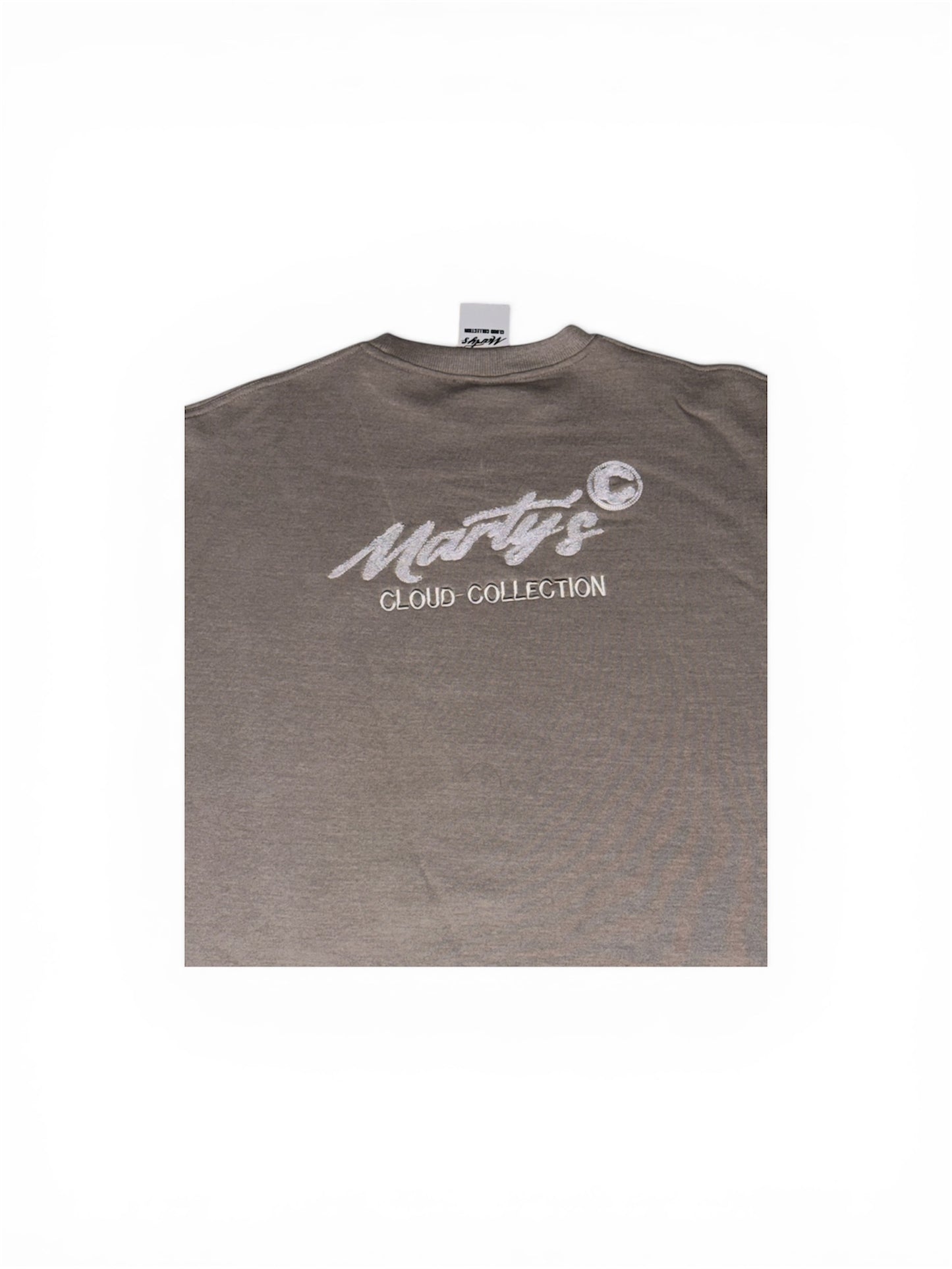 Dark Cloud Oversized three quarter sleeve Tee-Cloud Collection Marty's x Concrete