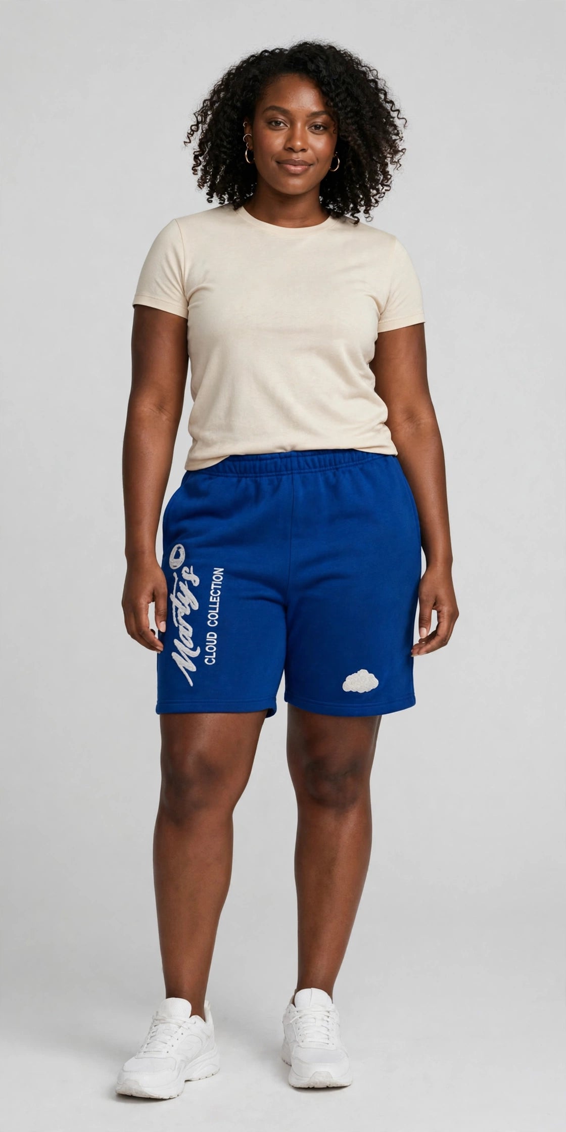Lightening Blue-Cloud Shorts Martys x Concrete