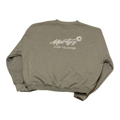 Hail Gray Crew Neck Martys x Concrete Cloud Collection Long Sleeve Martys x Concrete