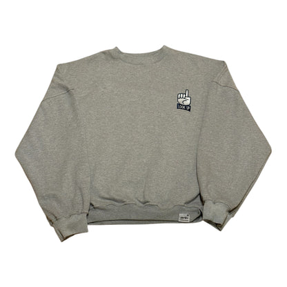 Hail Gray Crew Neck Martys x Concrete Cloud Collection Long Sleeve Martys x Concrete