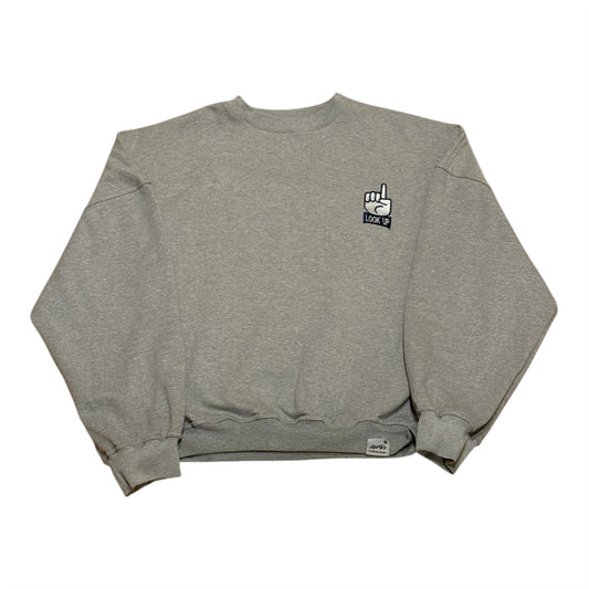 Hail Gray Crew Neck Martys x Concrete Cloud Collection Long Sleeve Martys x Concrete