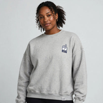 Hail Gray Crew Neck Martys x Concrete Cloud Collection Long Sleeve Martys x Concrete