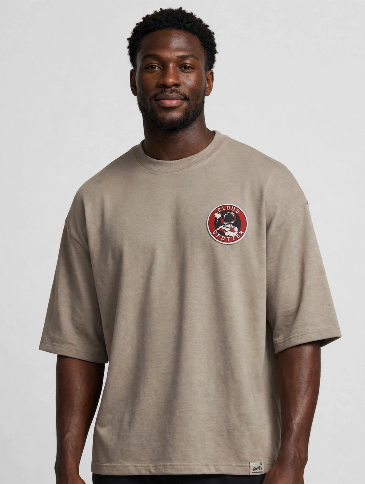 Dark Cloud Oversized three quarter sleeve Tee-Cloud Collection Marty's x Concrete
