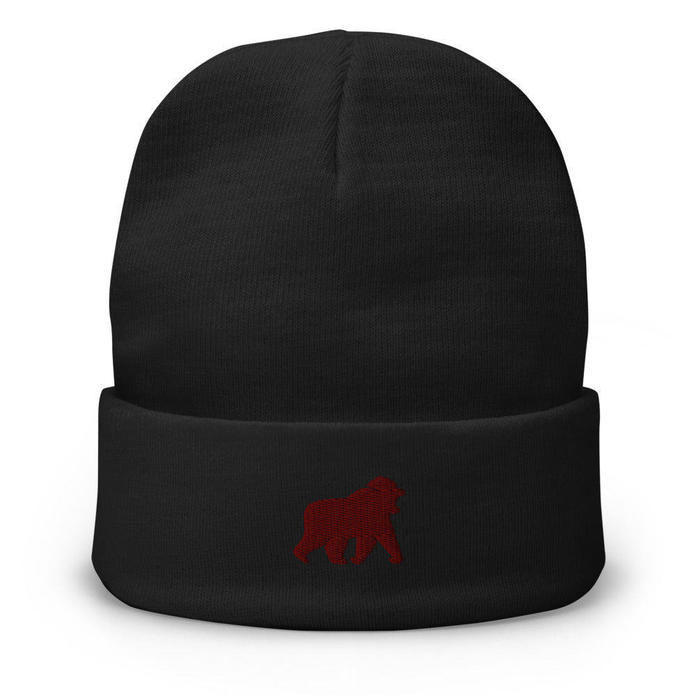 Gorilla Silhouette beanie