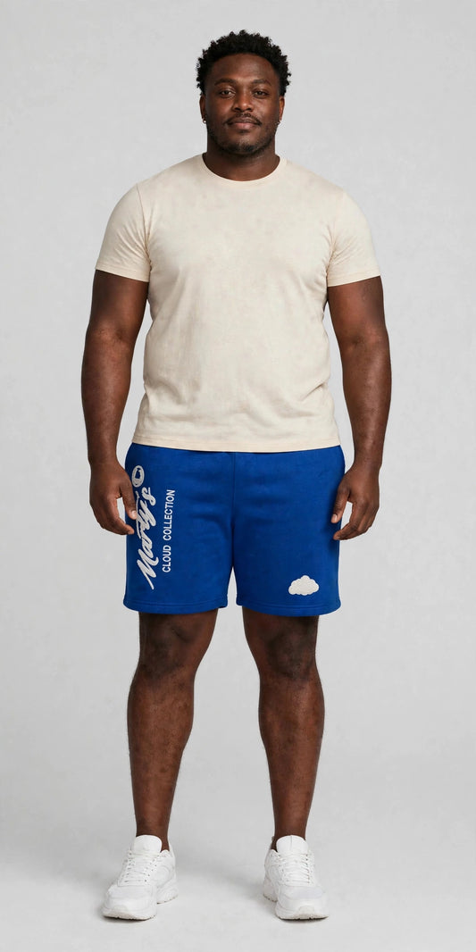 Lightening Blue-Cloud Shorts Martys x Concrete
