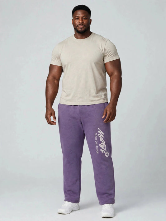 Overcast Purple Sweat pants-Cloud Collection Martys x Concrete