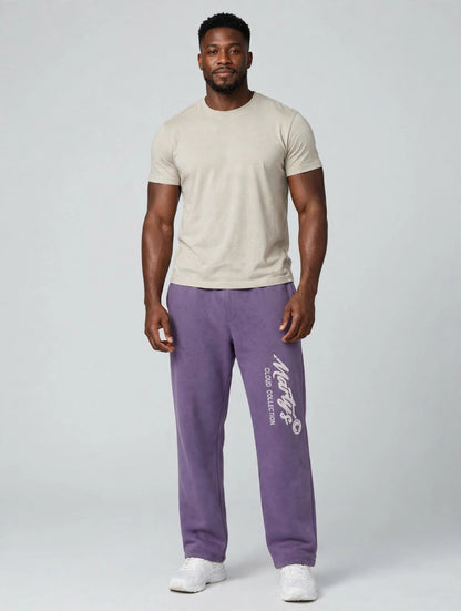 Overcast Purple Sweat pants-Cloud Collection Martys x Concrete