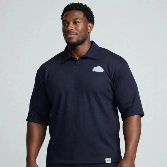 Stormy Blue Polo-Cloud Collection Martys x Concrete