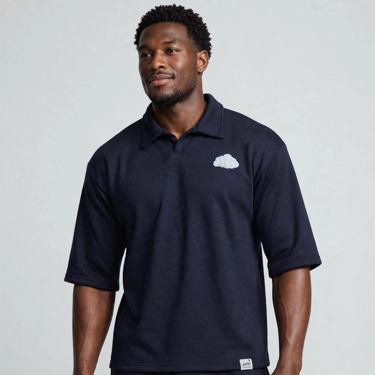 Stormy Blue Polo-Cloud Collection Martys x Concrete